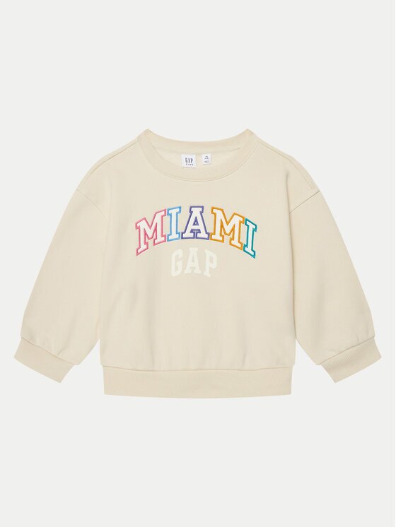 GAP Суитшърт 645497-04 Бежов Regular Fit