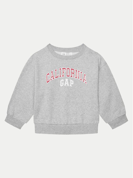 GAP Суитшърт 645497-06 Сив Regular Fit