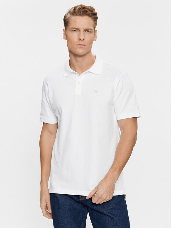 GAP Тениска с яка и копчета 586306-05 Regular Fit