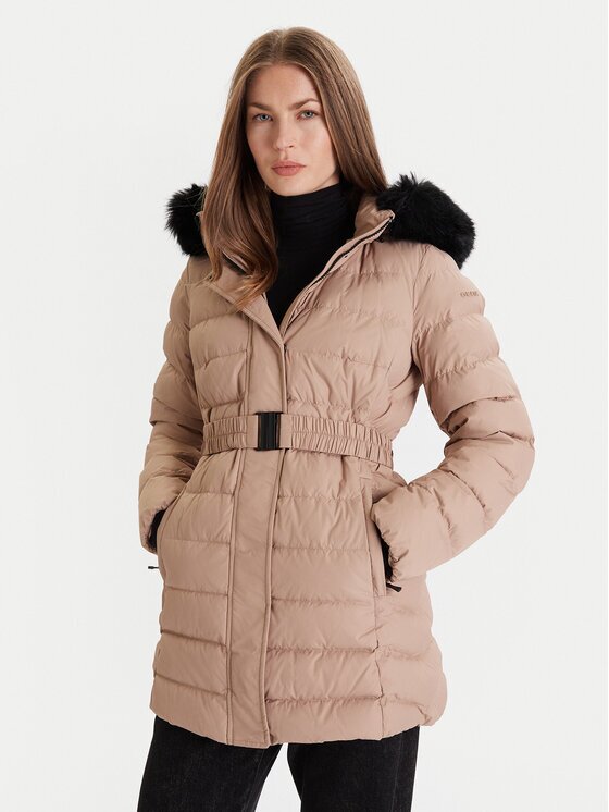 Geox Пухено яке Catria W5626G T3152 F5228 Slim Fit