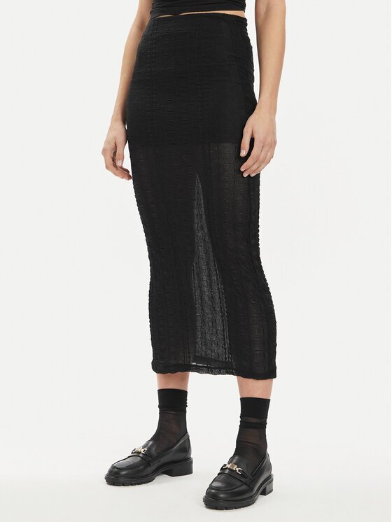 Gina Tricot Миди пола 21596 Regular Fit