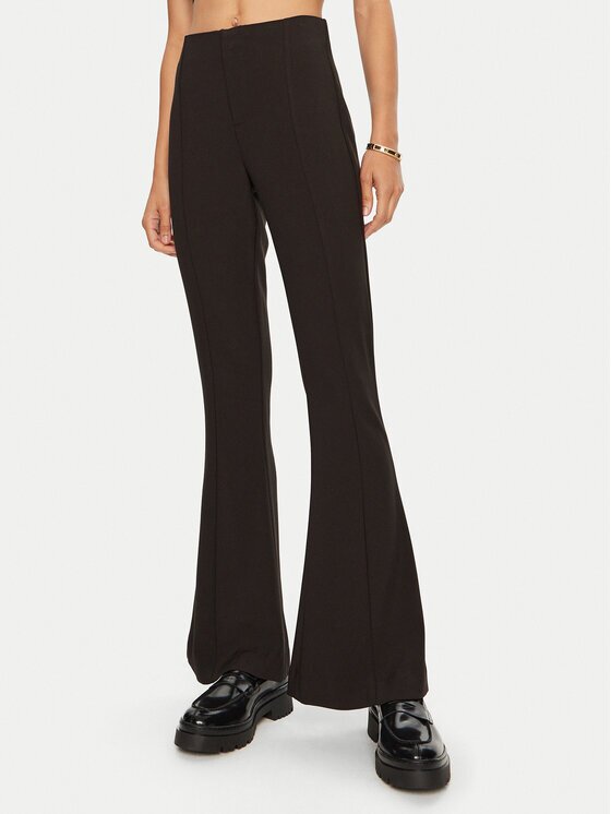 Gina Tricot Текстилни панталони Slim Bootcut Trousers 22856 Bootcut Fit