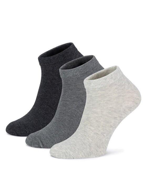 Gino Rossi Къси чорапи CEO_AS_GR_3MB_001S-AW26 (3-PACK) Сив