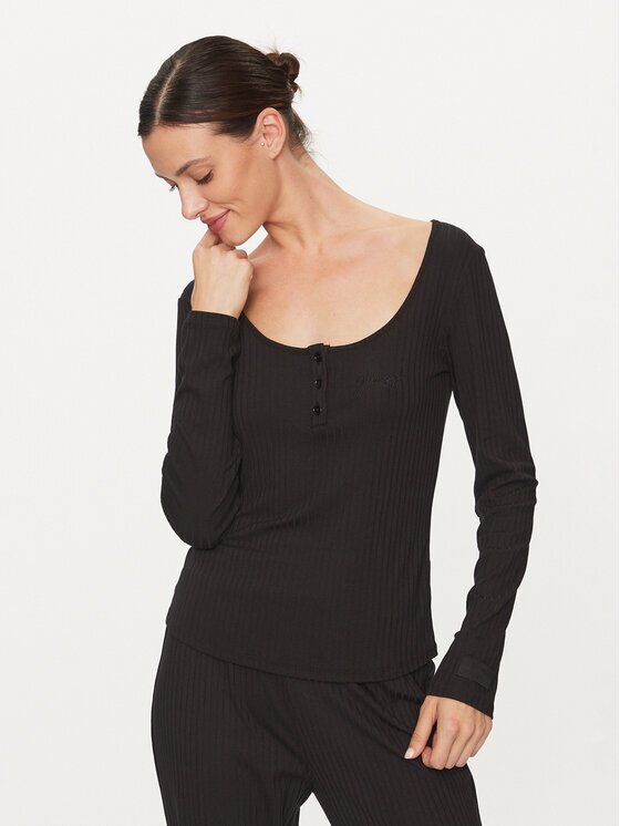 GUESS Блуза O3BP01 KBXB2 Slim Fit