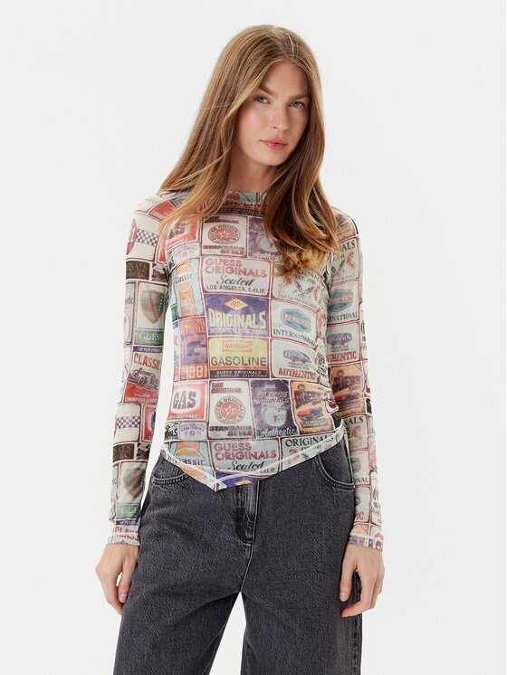 GUESS Блуза W5YP43 KBBF2 Slim Fit