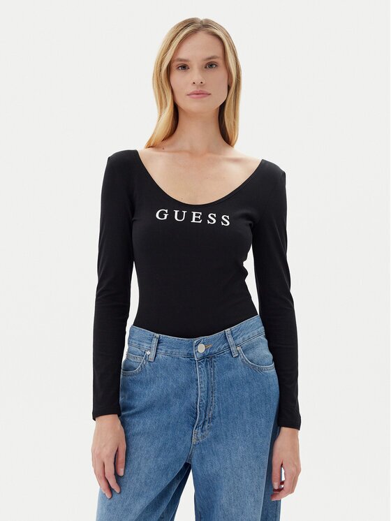 GUESS Боди O5RM08 KBBU1 Slim Fit