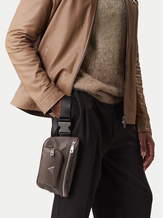 GUESS Чанта за кръст﻿ Certosa Saffiano Smart Mini Bags HMECSA P3332