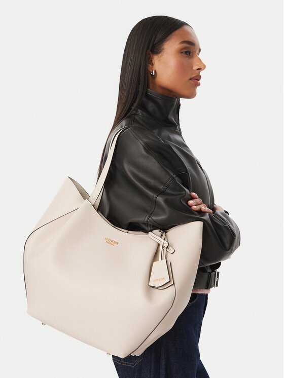 GUESS Дамска чанта Amorette HWBG78 98240 Кремав