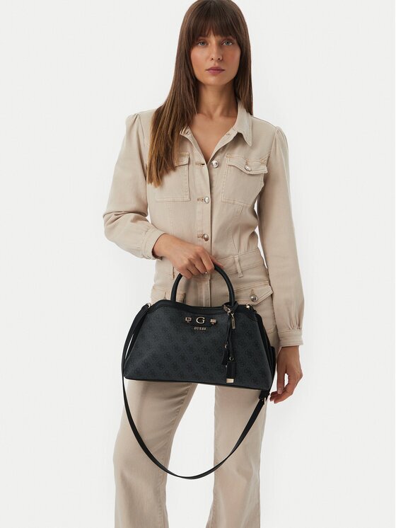 GUESS Дамска чанта Lindsey HWSG97 49060 Черен
