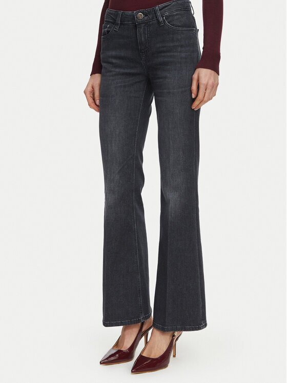 GUESS Дънки W6BAJ7 D2088 Черен Bootcut Fit