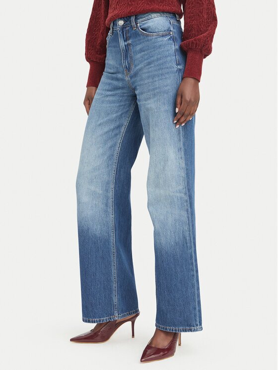 GUESS Дънки W6YA1A D1339 Wide Leg