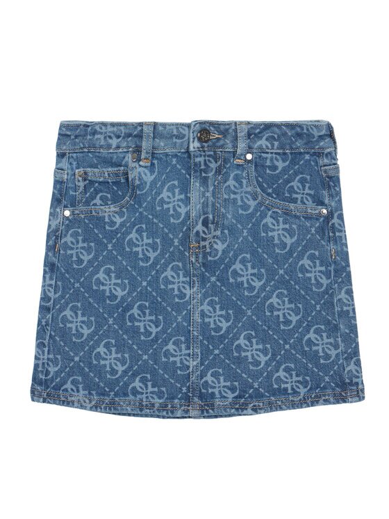 GUESS Дънкова пола J6RD03 D5FM0 Regular Fit