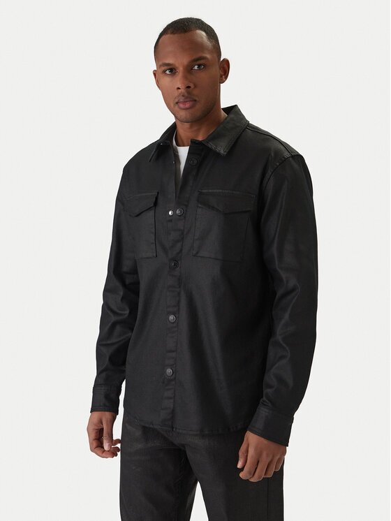 GUESS дънкова риза M6RH75 D6480 Regular Fit
