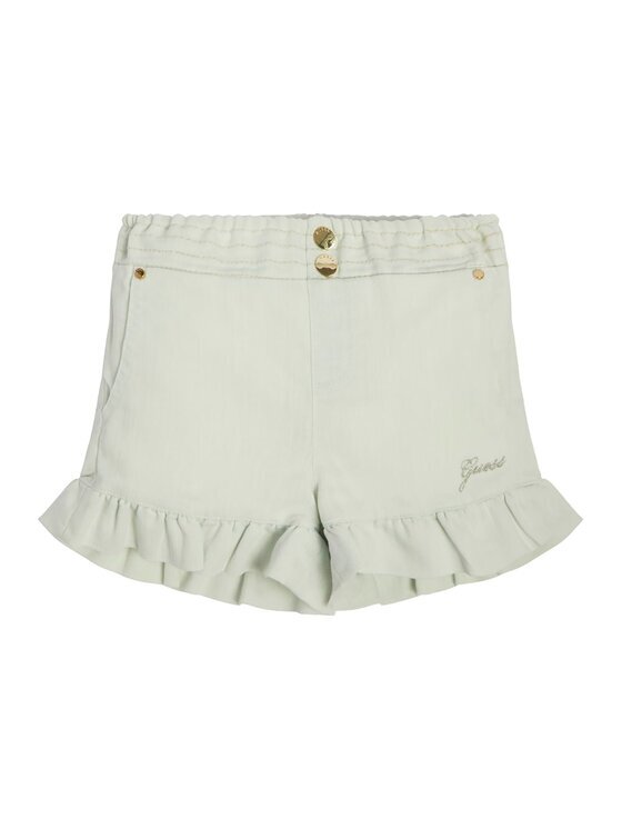 GUESS Дънкови шорти K3GD15 D50Z0 Бял Relaxed Fit