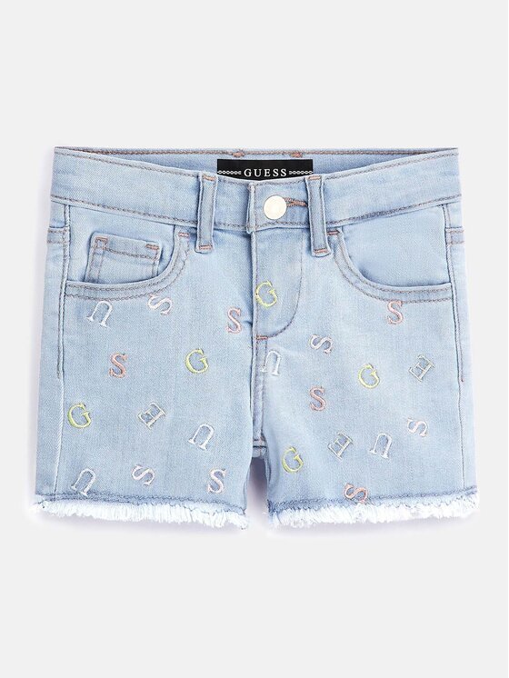 GUESS Дънкови шорти K3GD16 D4CA0 Regular Fit