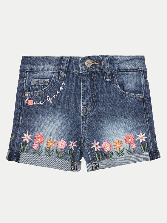 GUESS Дънкови шорти K5GD02 D45E0 Regular Fit