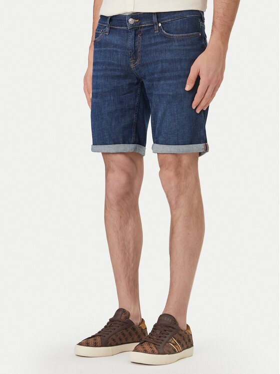 GUESS Дънкови шорти M6GD01 D0754 Regular Fit