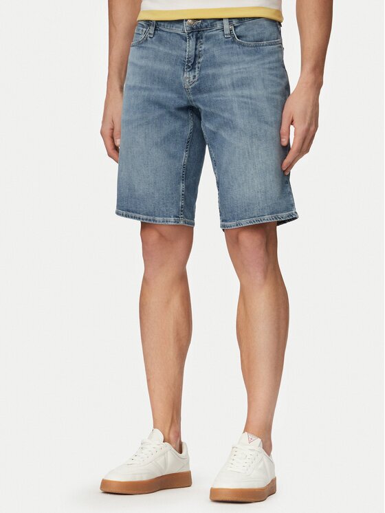 GUESS Дънкови шорти M6GD01 D0758 Regular Fit