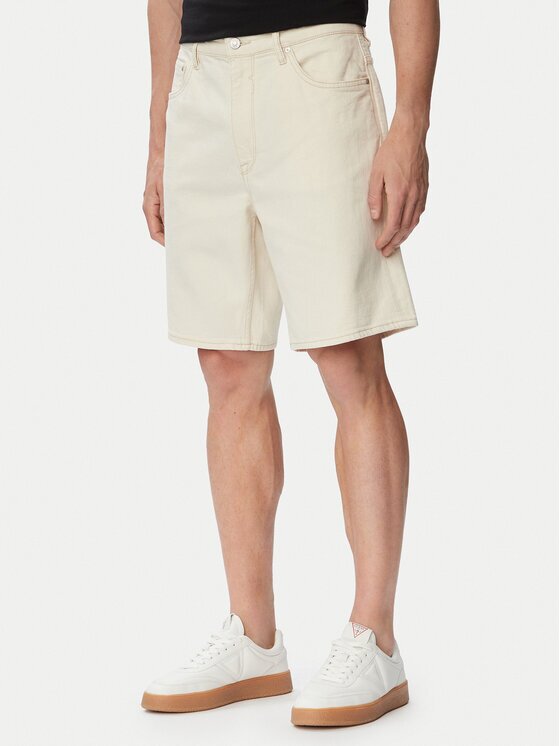 GUESS Дънкови шорти M6GDVB D1097 Relaxed Fit