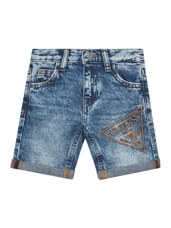 GUESS Дънкови шорти N5GD16 D41E0 Regular Fit