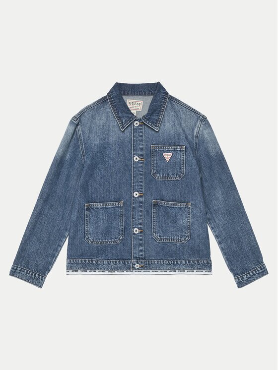 GUESS Дънково яке J5RL04 D45E0 Regular Fit