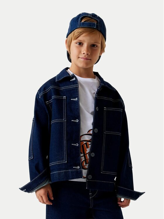 GUESS Дънково яке L6GL02 D8110 Regular Fit
