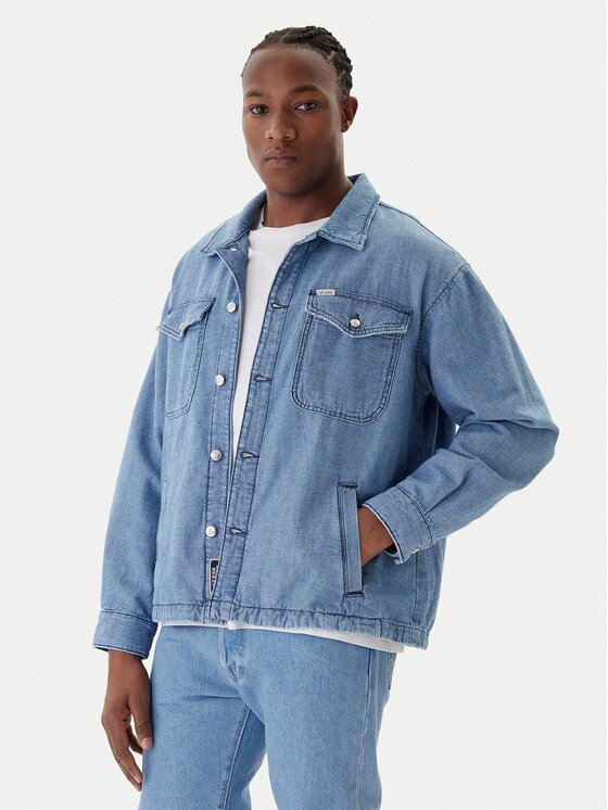 GUESS Дънково яке M5RN30 D5KW1 Regular Fit