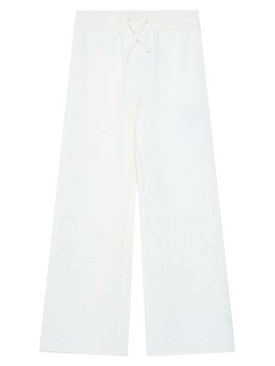 GUESS Долнище анцуг J5BQ11 K0742 Екрю Wide Leg