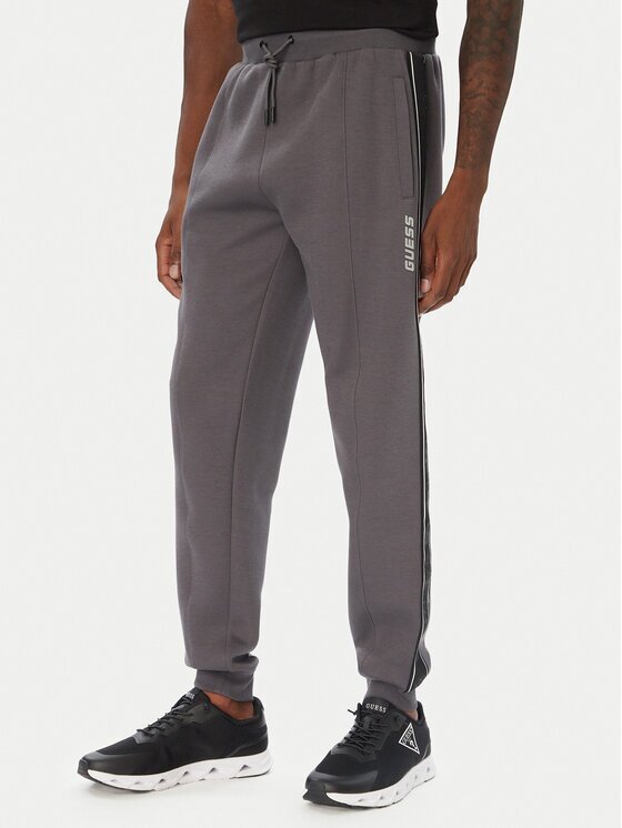 GUESS Долнище анцуг Z2YB09 KB3P2 Тъмносив Regular Fit