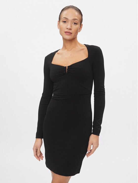 GUESS Ежедневна рокля Evelina W4RK53 KC2A2 Slim Fit