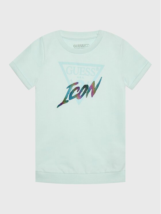 GUESS Ежедневна рокля K3RK01 KB4O0 Regular Fit