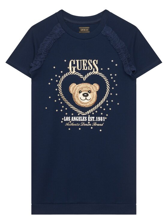 GUESS Ежедневна рокля K6RK01 KAUH0 Regular Fit