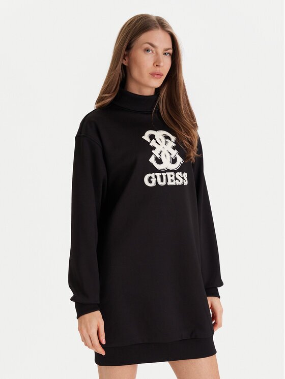 GUESS Ежедневна рокля V5YK07 KCX22 Екрю Regular Fit