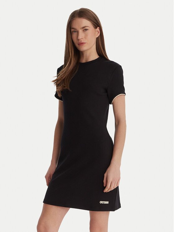 GUESS Ежедневна рокля V6GK07 K3002 Екрю Regular Fit