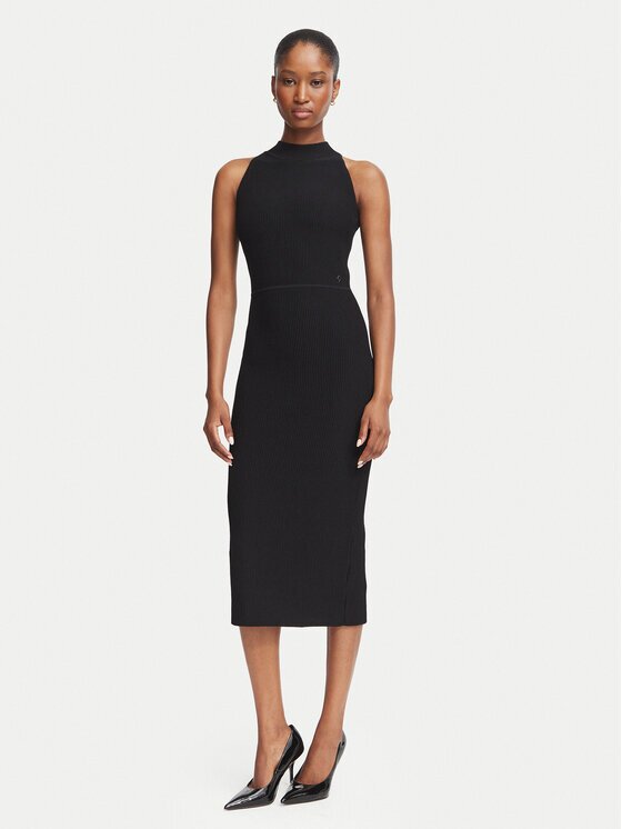 GUESS Ежедневна рокля W6BK88 Z1920 Slim Fit