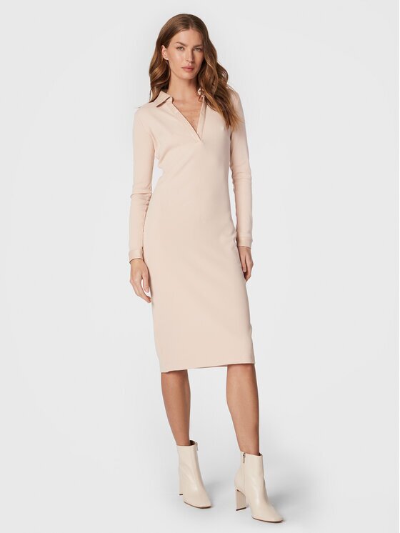 GUESS Ежедневна рокля Yasmine W2BK76 K8RT2 Slim Fit