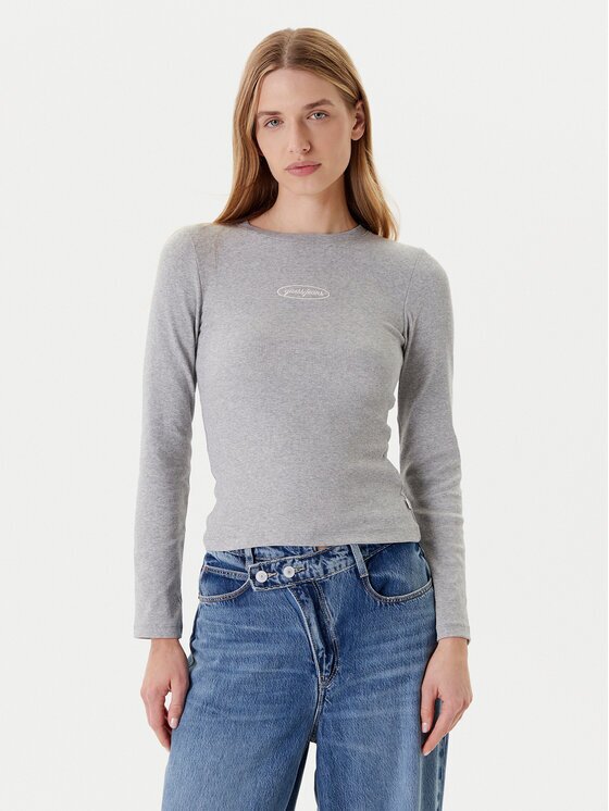 GUESS JEANS Блуза W5YP38 KA0H1 Екрю Slim Fit