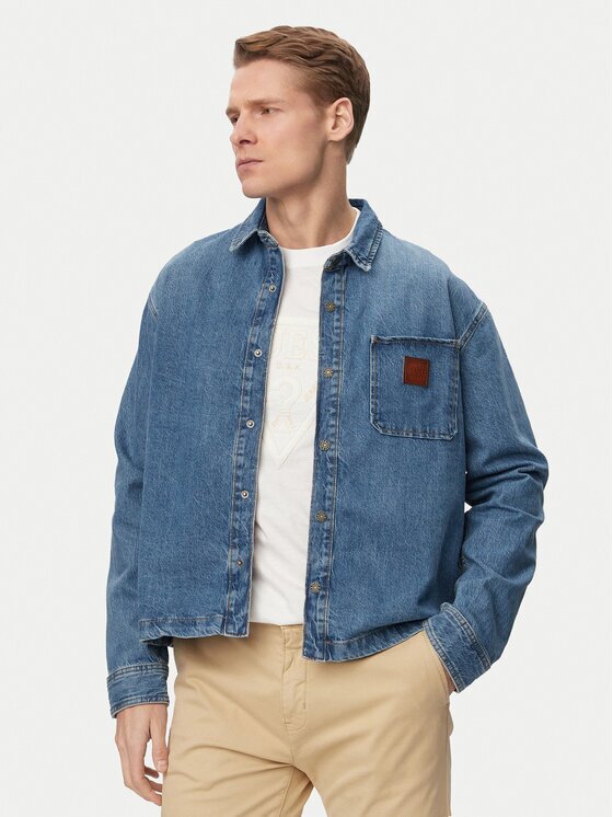 GUESS JEANS дънкова риза M6GH51 D5M5V Oversize