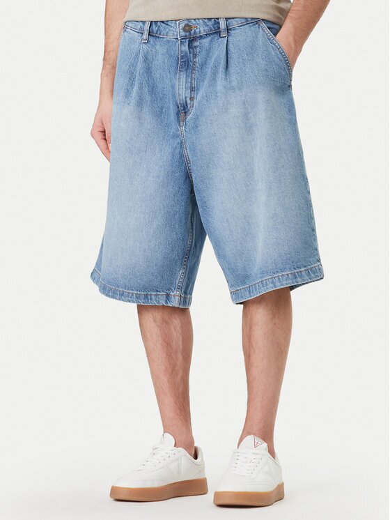 GUESS JEANS Дънкови шорти M6GD39 D5M5V Relaxed Fit