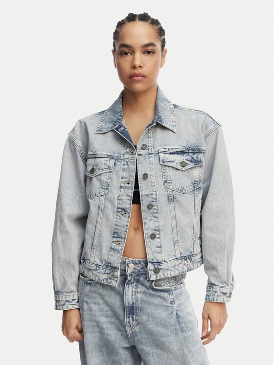 GUESS JEANS Дънково яке W6GN56 D5M57 Oversize