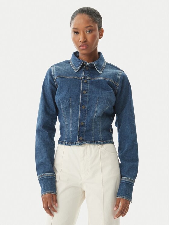 GUESS JEANS Дънково яке W6RN84 D7251 Classic Fit