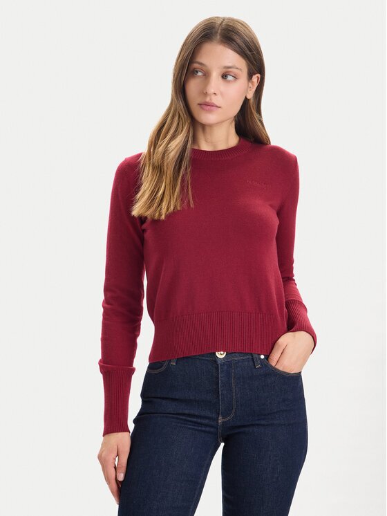 GUESS JEANS Пуловер W4BR83 Z3HO2 Червен Regular Fit