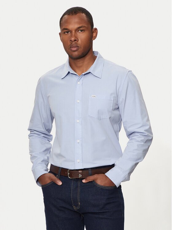 GUESS JEANS Риза M4YH35 WGCF1 Slim Fit