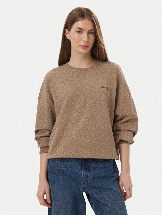GUESS JEANS Суитшърт W6BQ07 K5460 Бежов Regular Fit