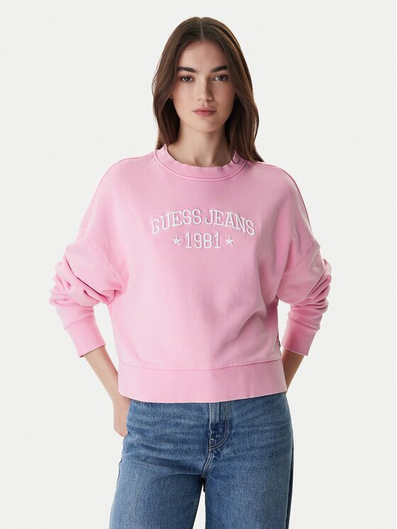 GUESS JEANS Суитшърт W6RQ04 KCPR1 Regular Fit