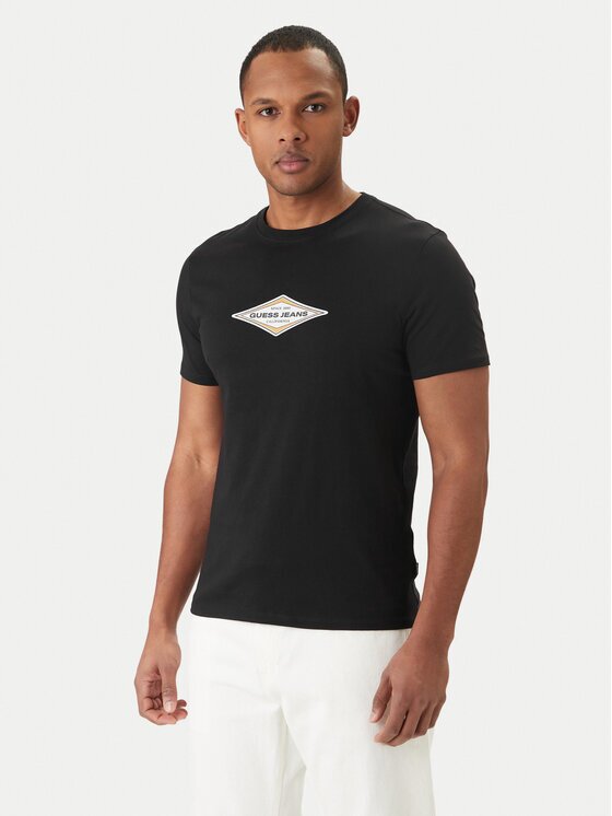 GUESS JEANS Тишърт M6GIB4 K8HM0 Slim Fit