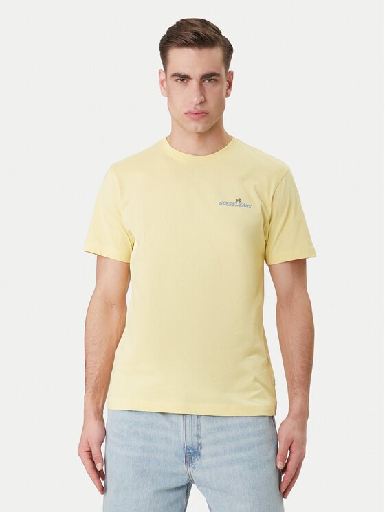 GUESS JEANS Тишърт M6GIC0 K8HM0 Regular Fit