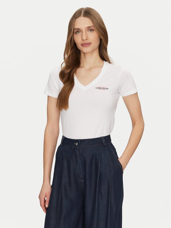 GUESS JEANS Тишърт W4YI23 J1314 Slim Fit