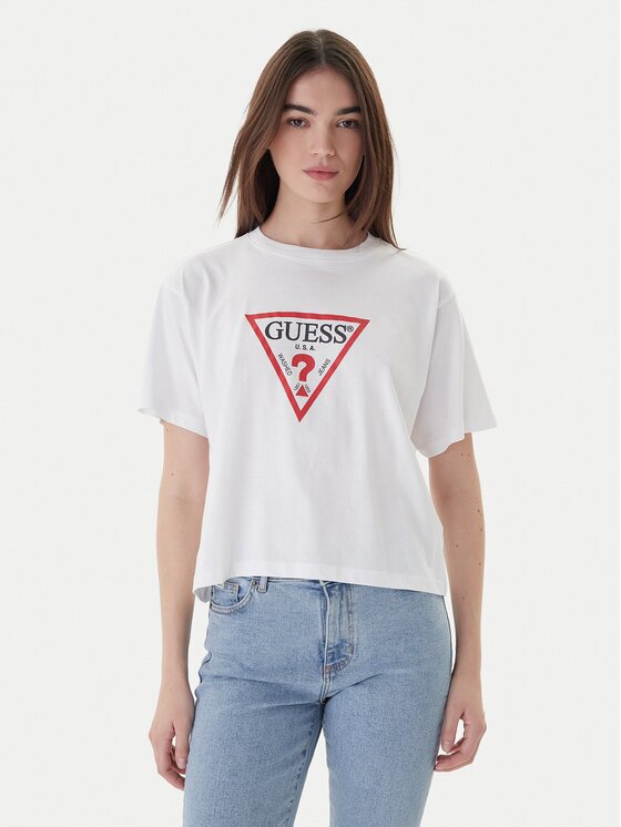 GUESS JEANS Тишърт W4YI73 K8HM0 Regular Fit
