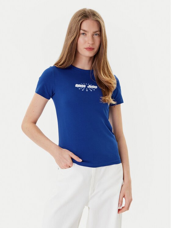 GUESS JEANS Тишърт W5YI04 J1314 Slim Fit